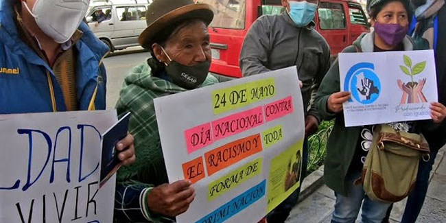 Подія 24 травня - Національний день боротьби з расизмом у Болівії Подія 24 травня - Національний день боротьби з расизмом у Болівії