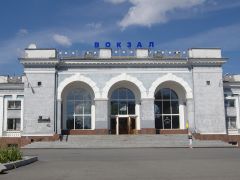 Кіровоградський залізничний вокзал. 
 Кіровоград. 
 Розмір 1024 X 768