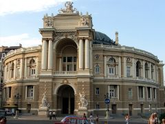 Одеський оперний театр. 
 Одеса. 
 Параметры оригінала картинки 1024 X 768 
 384693 byte