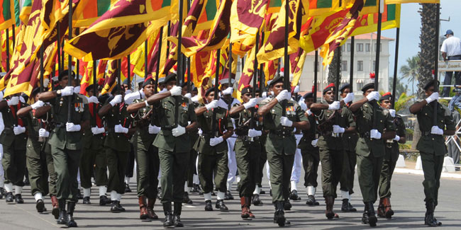 Подія 10 жовтня - День армії на Шрі-Ланці