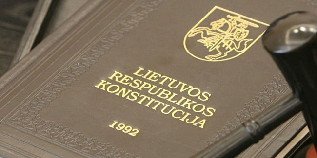 Подія 25 жовтня - День Конституції Литви