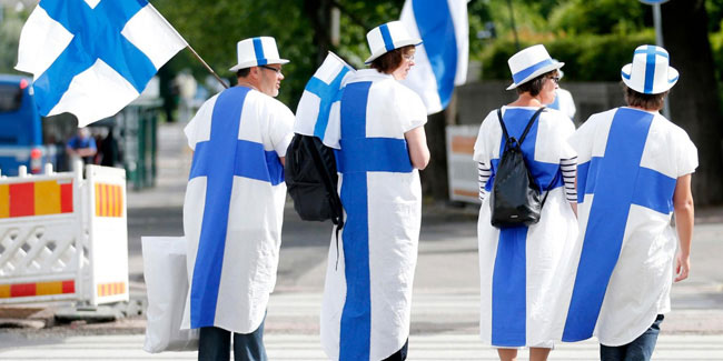 Подія 6 листопада - День Фінсько-шведської спадщини або День шведської культури і День прапора в Фінляндії