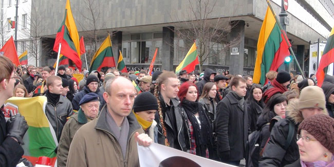 Подія 11 березня - День відновлення незалежності Литви