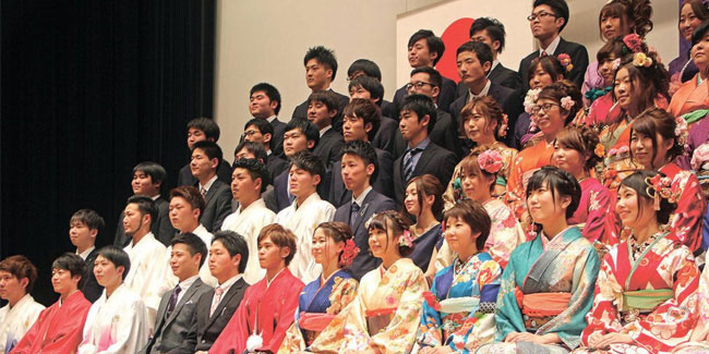 Подія 9 січня - Сейдзін-но хі або День повноліття або Церемонія для дорослих в Японії