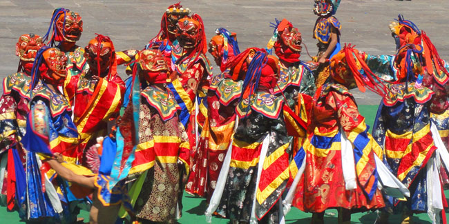 Подія 1 жовтня - Фестиваль Друбчен міста Тхімпху в Бутані