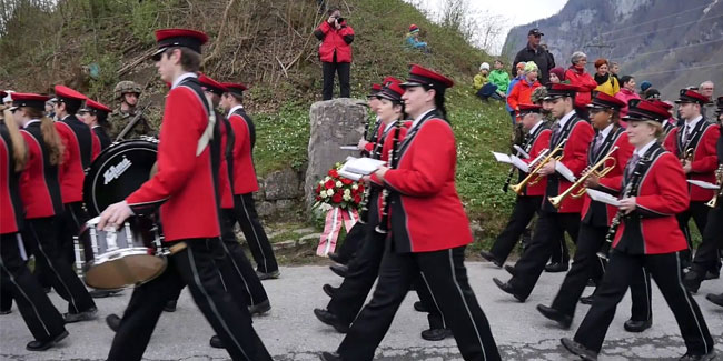 Подія 3 квітня - День пам'яті битви за Нефельс в кантоні Гларус, Швейцарія