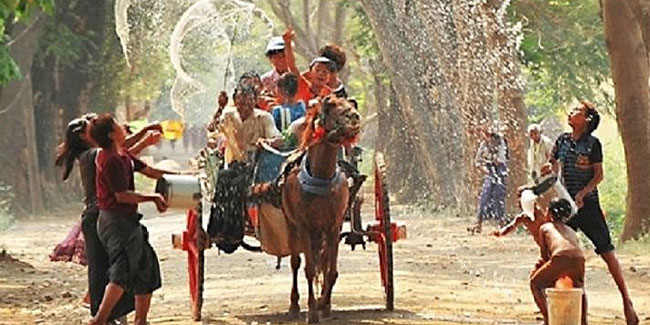 Подія 14 квітня - Бірманський Новий рік або Тінджан в М'янмі