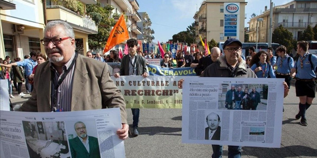 Подія 21 березня - День пам'яті жертв італійської мафії