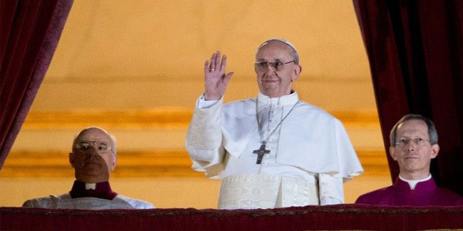 Подія 13 березня - Річниця обрання Папи Франциска у Ватикані