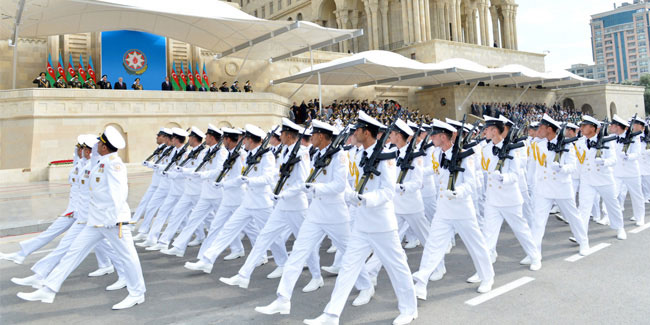 Подія 26 червня - День армії і флоту або День збройних сил в Азербайджані