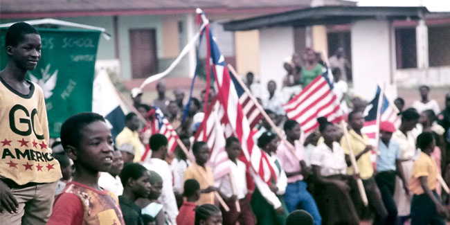 Подія 24 серпня - День прапора в Ліберії