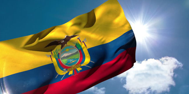 Подія 26 вересня - День національного прапора в Еквадорі